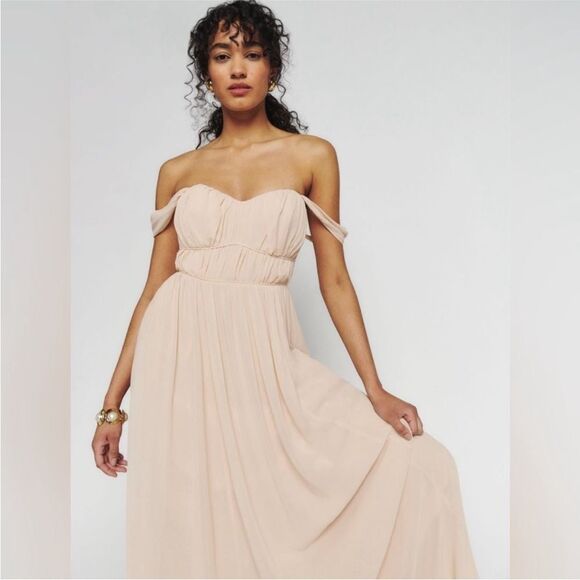 REFORMATION Jayde Dress Size 4 $378 - Picture 2 of 6